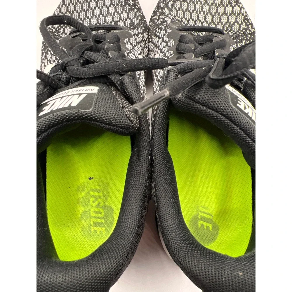 Nike Air Max Sequent 2 Running Shoes Womens 8.5 Black White Athletic‎ Sneakers